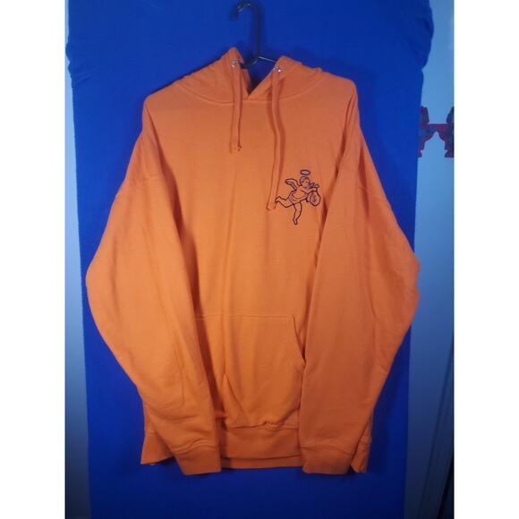 Hoodie Sweater Men's Size XL Orange Cupid - Picture 13 of 16